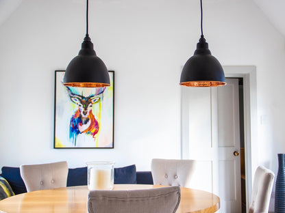 From The Anvil Hammered Copper Brindley Pendant