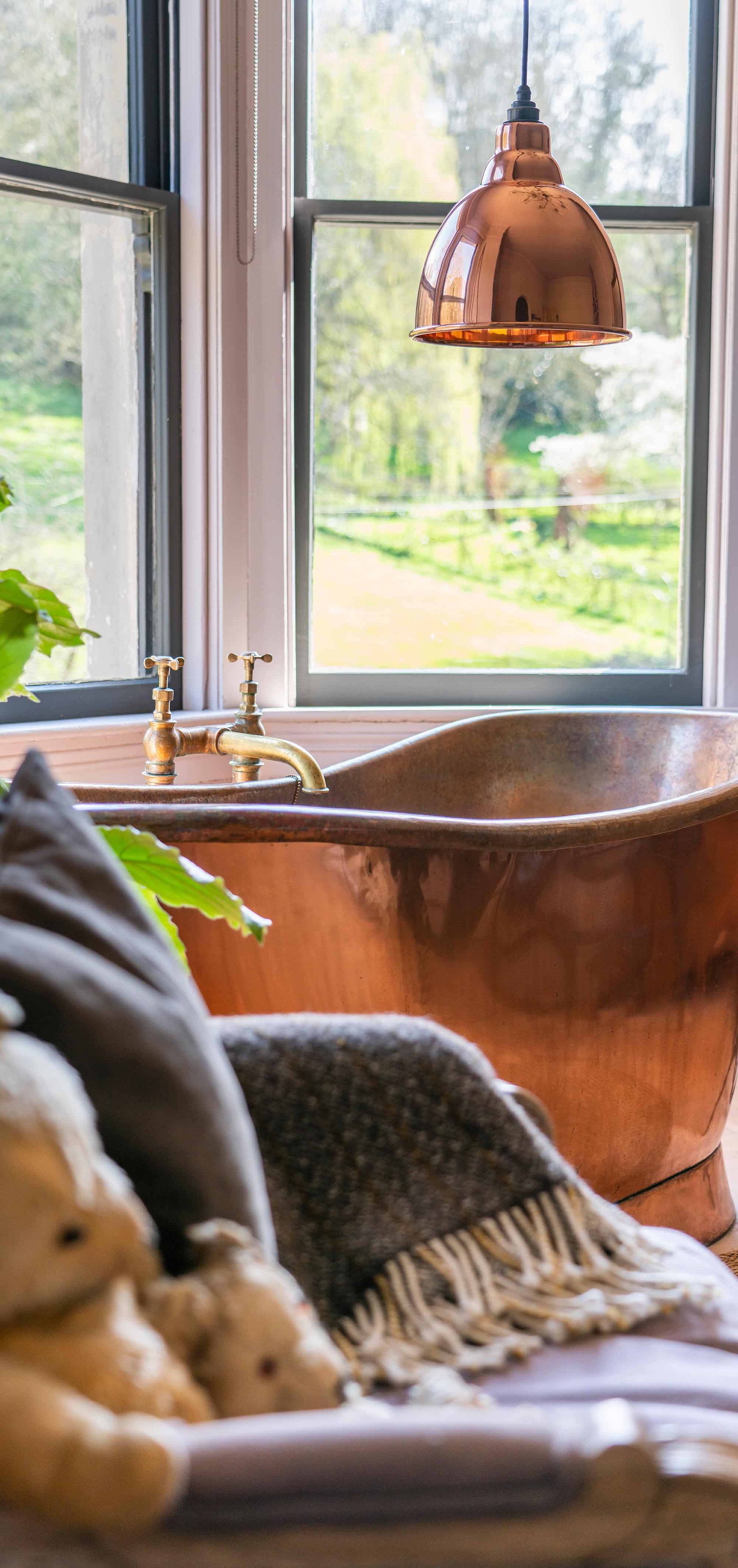 From The Anvil Smooth Copper Brindley Pendant - Hot Tub Shop