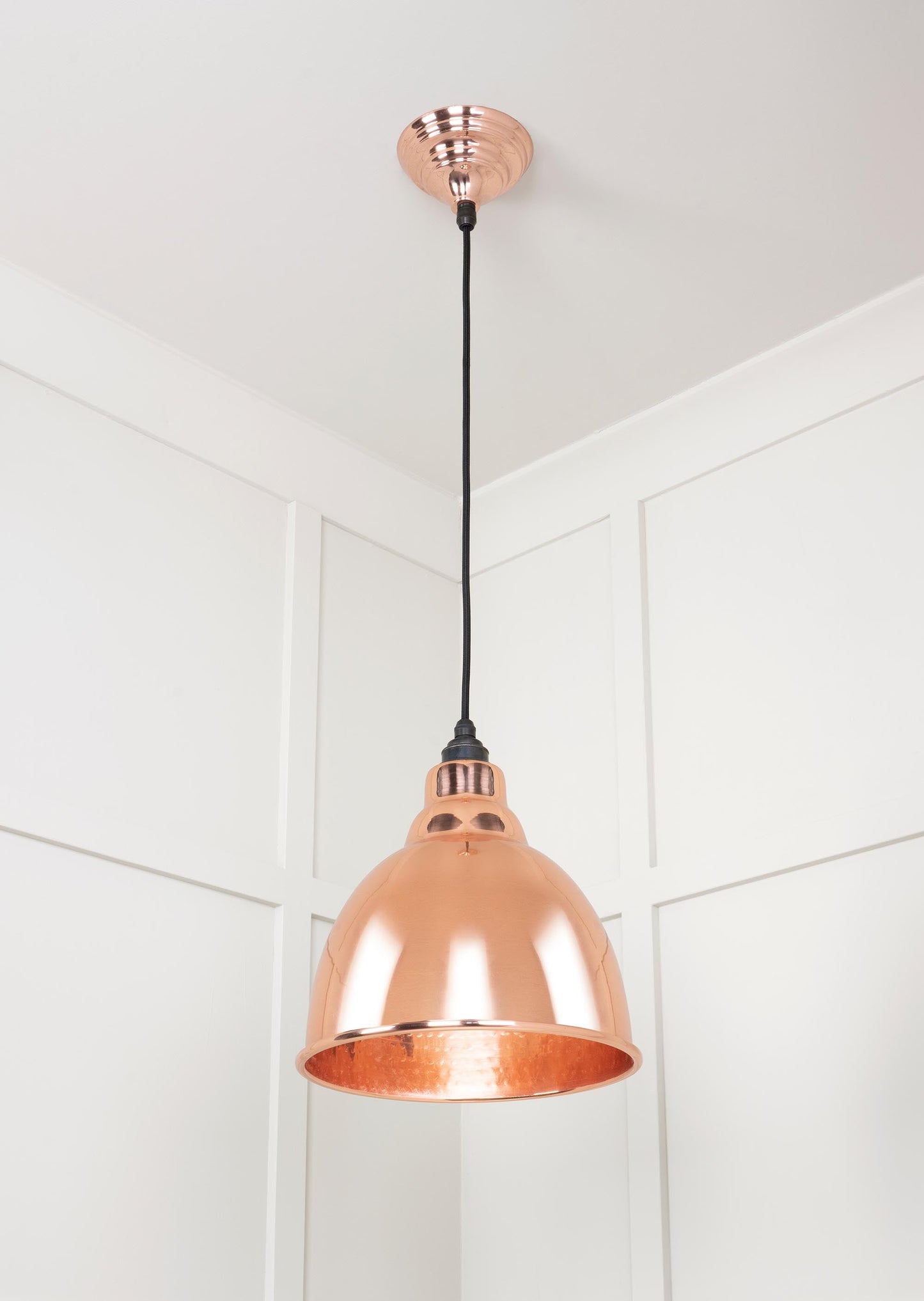 From The Anvil Hammered Copper Brindley Pendant