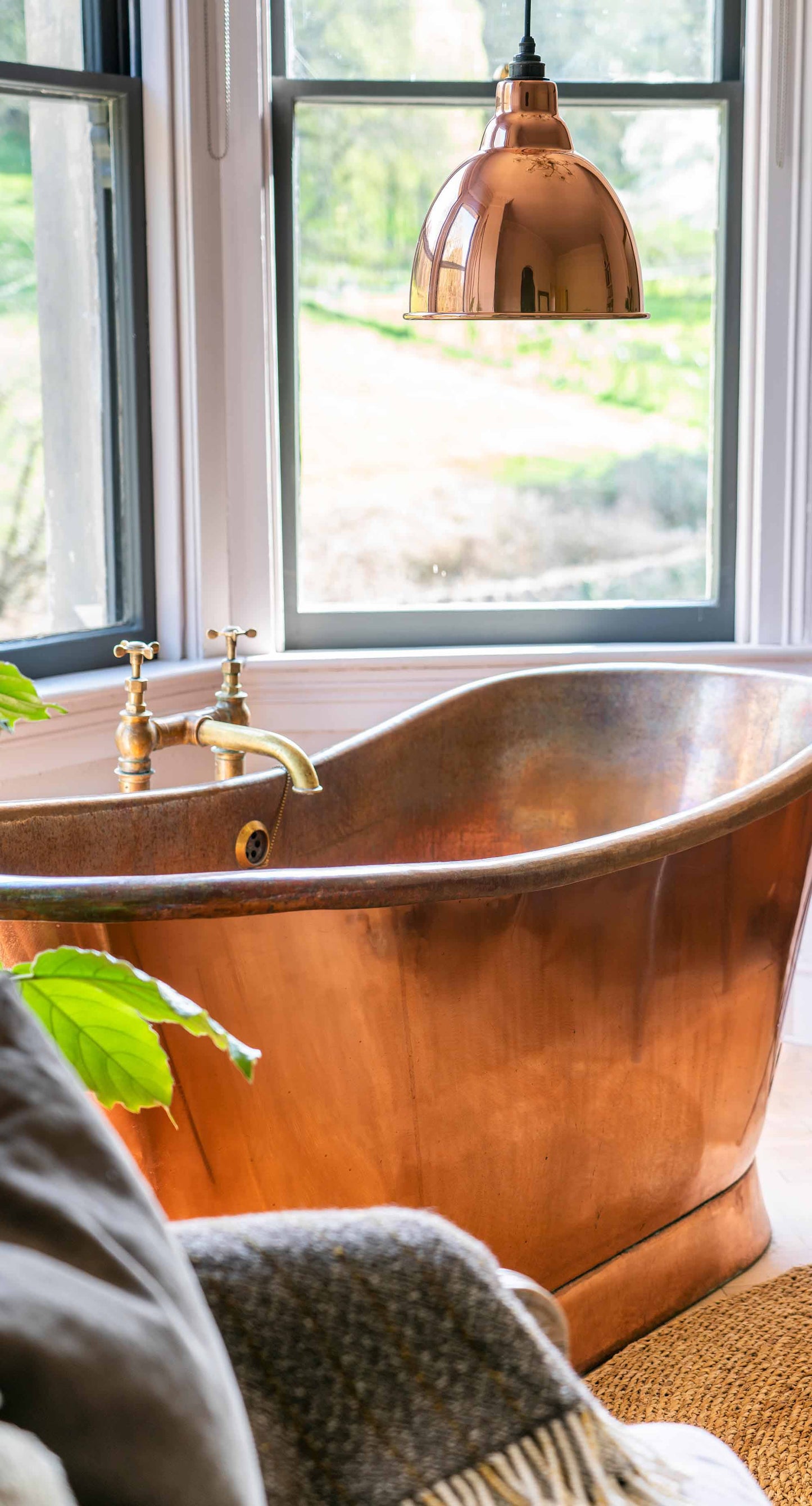 From The Anvil Hammered Copper Brindley Pendant