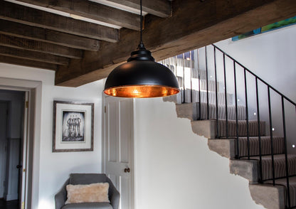 From The Anvil Hammered Copper Harborne Pendant