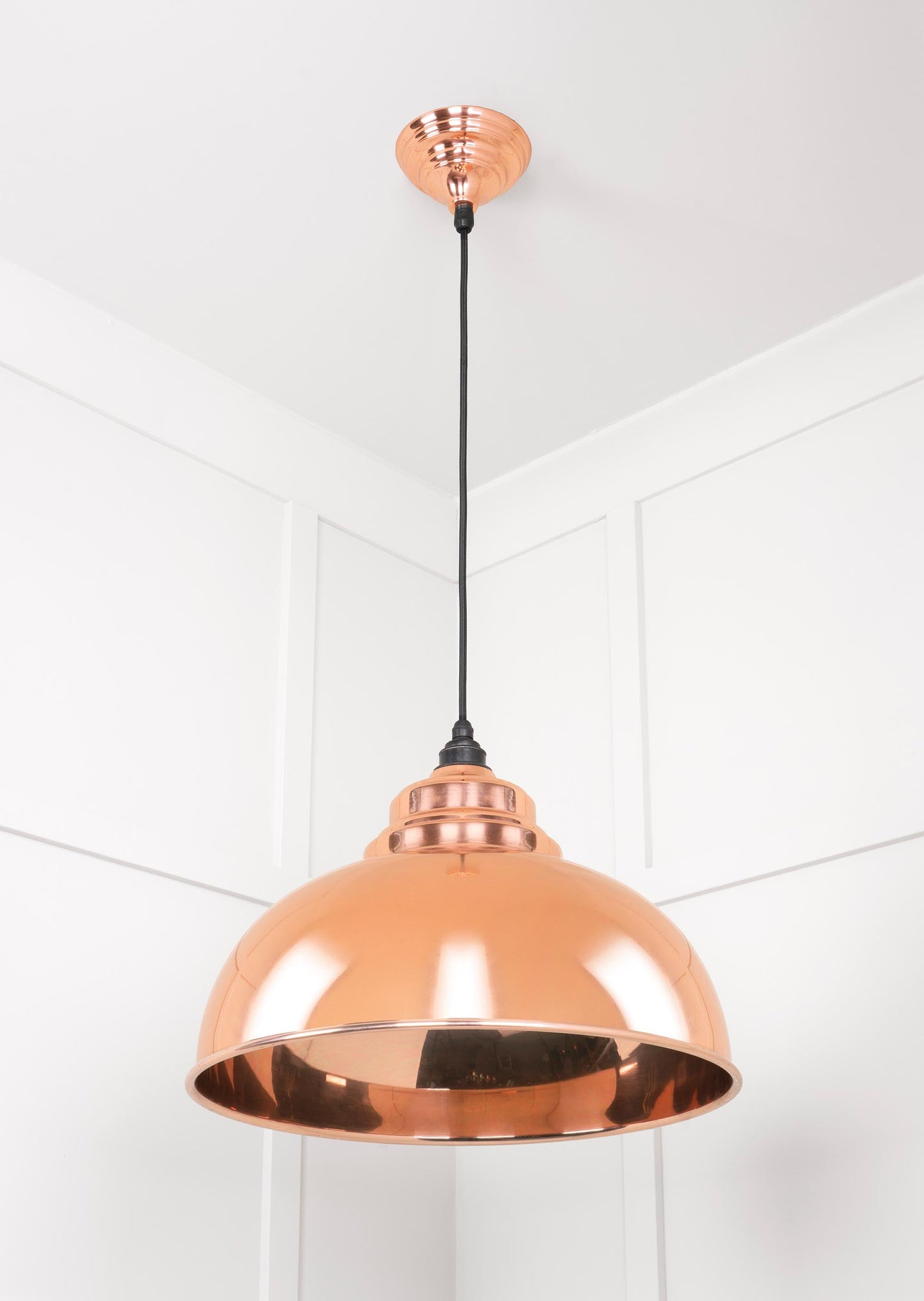 From The Anvil Smooth Copper Harborne Pendant