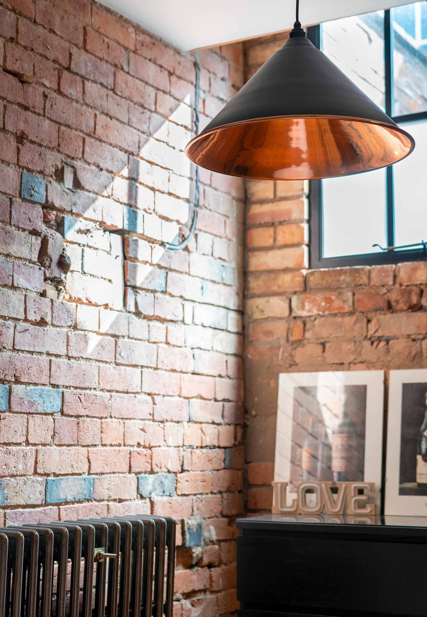 From The Anvil Smooth Copper Hockley Pendant - Hot Tub Shop