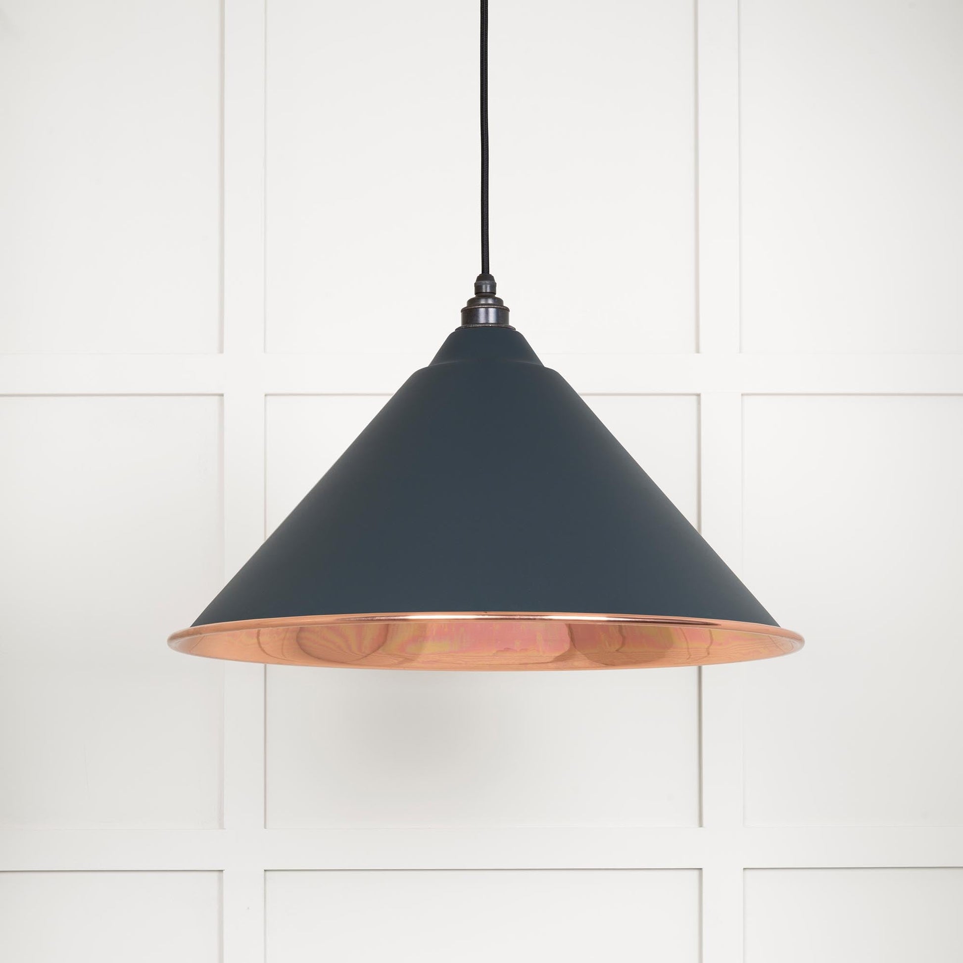 From The Anvil Smooth Copper Hockley Pendant - Hot Tub Shop