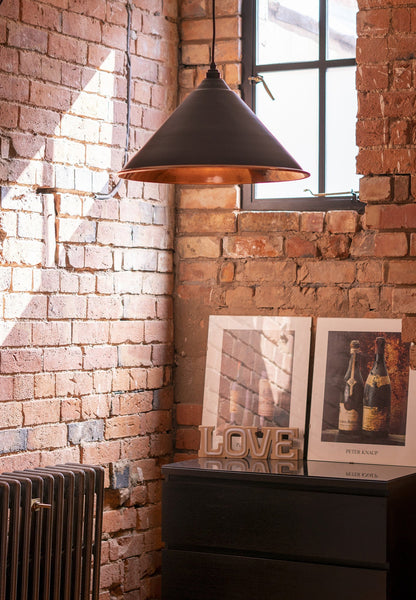 From The Anvil Smooth Copper Hockley Pendant - Hot Tub Shop