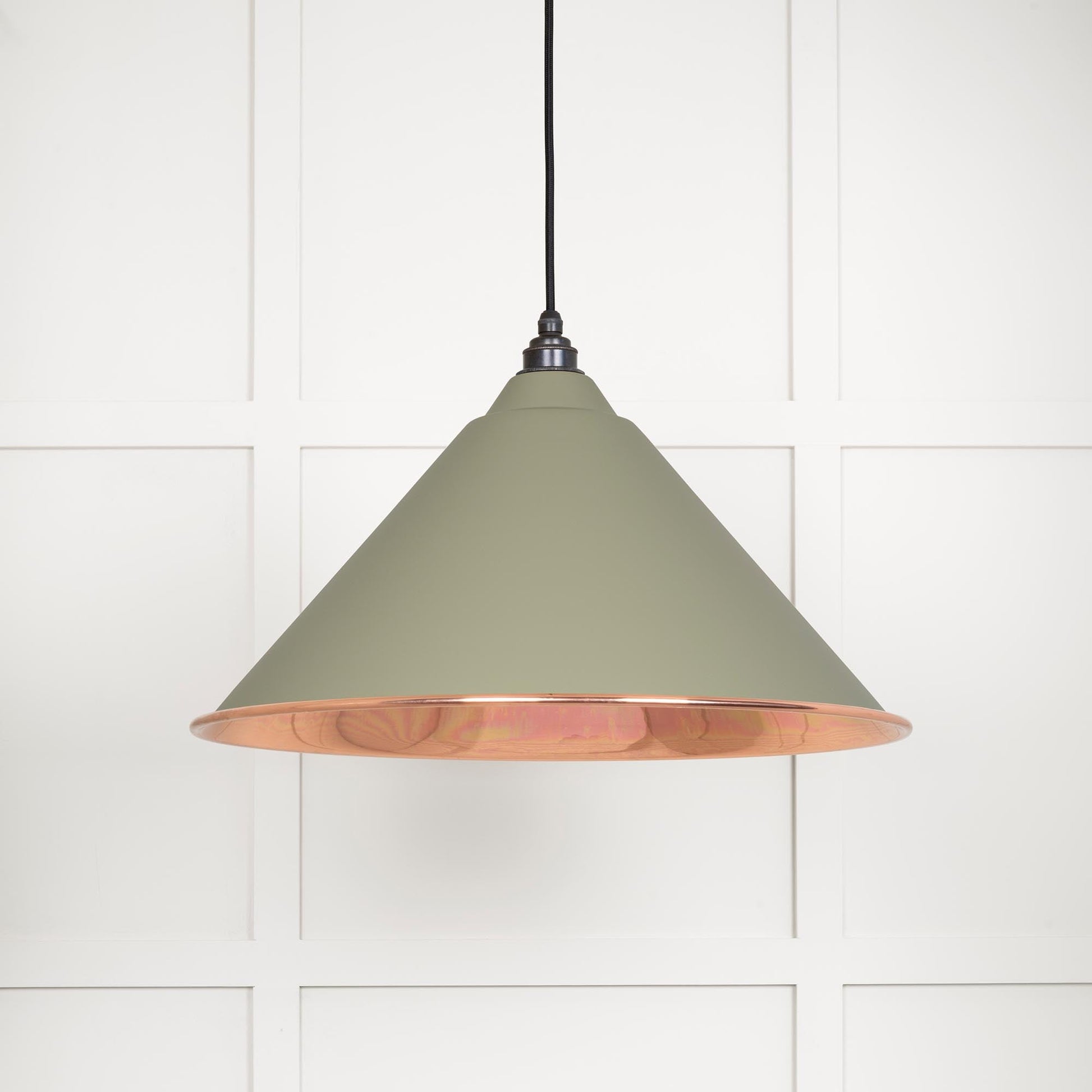 From The Anvil Smooth Copper Hockley Pendant - Hot Tub Shop