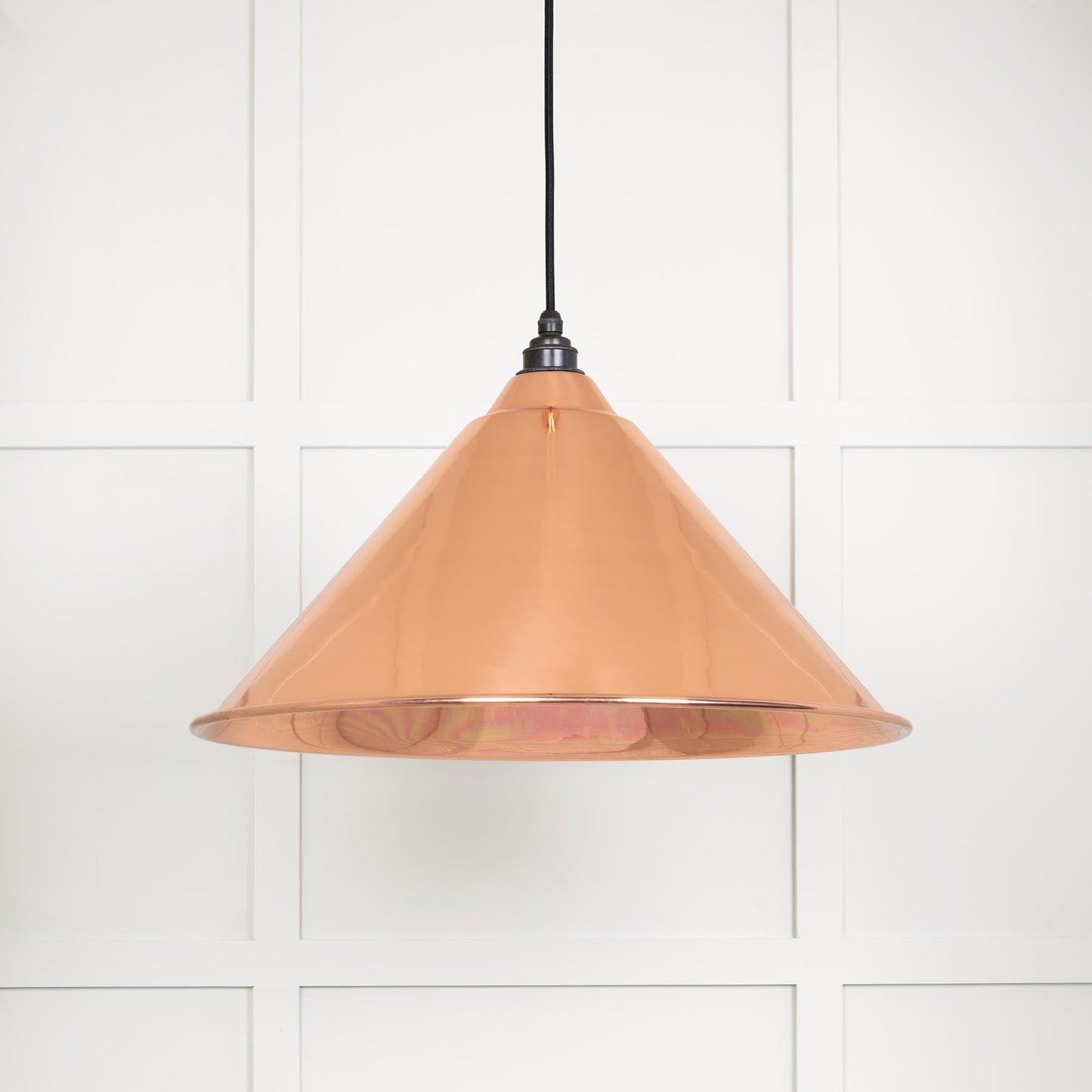 From The Anvil Smooth Copper Hockley Pendant - Hot Tub Shop