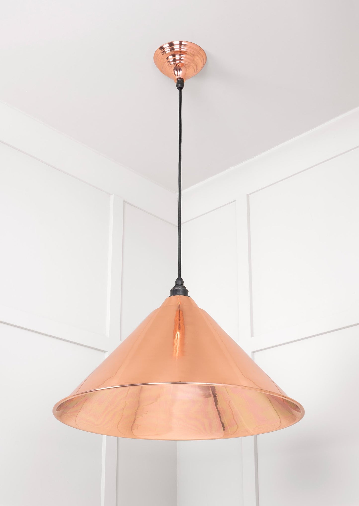 From The Anvil Smooth Copper Hockley Pendant - Hot Tub Shop