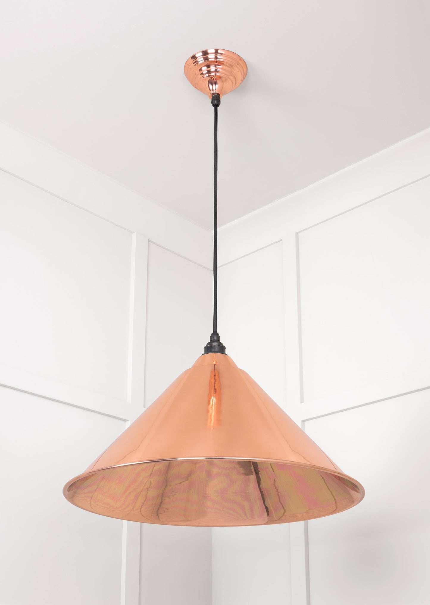 From The Anvil Smooth Copper Hockley Pendant - Hot Tub Shop