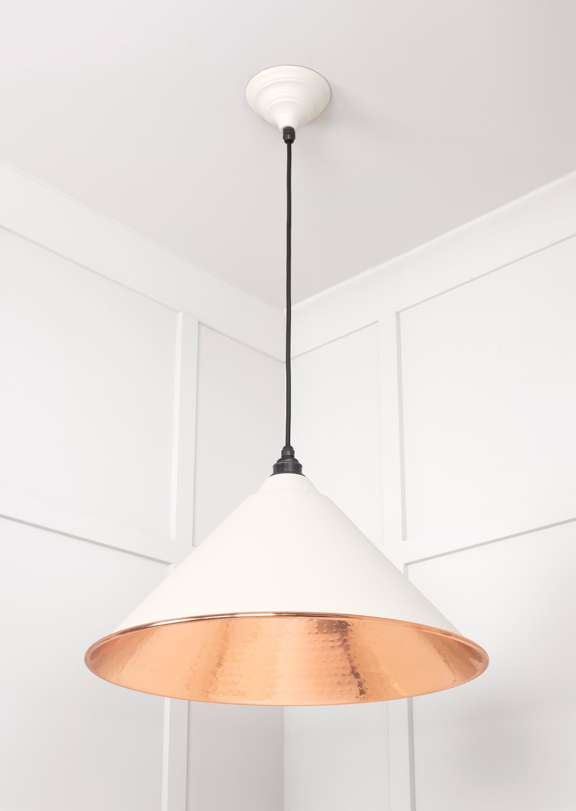 From The Anvil Hammered Copper Hockley Pendant - Hot Tub Shop