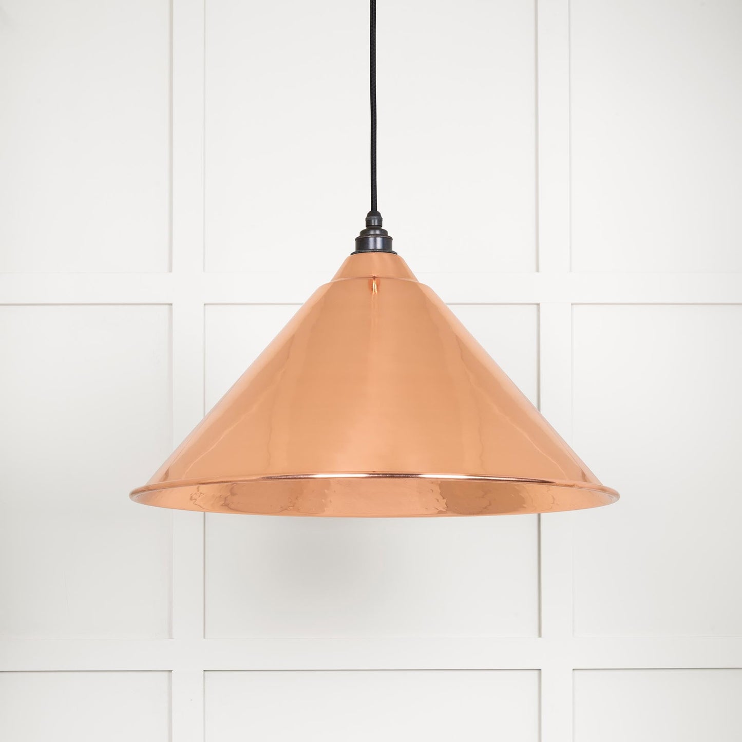 From The Anvil Hammered Copper Hockley Pendant - Hot Tub Shop