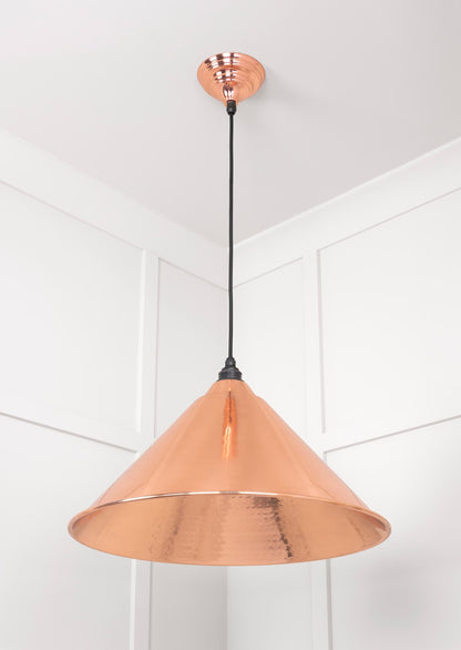 From The Anvil Hammered Copper Hockley Pendant - Hot Tub Shop