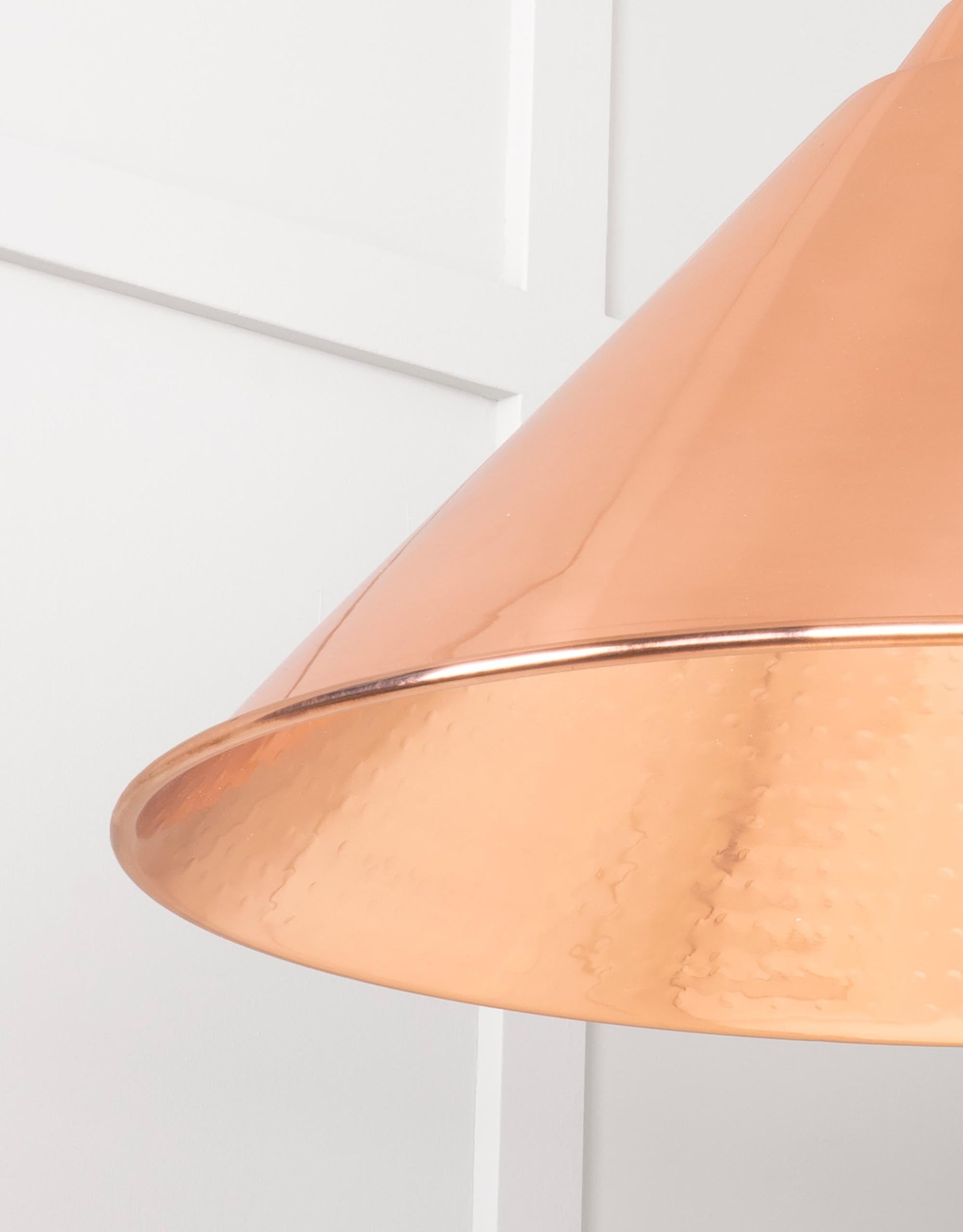 From The Anvil Hammered Copper Hockley Pendant - Hot Tub Shop
