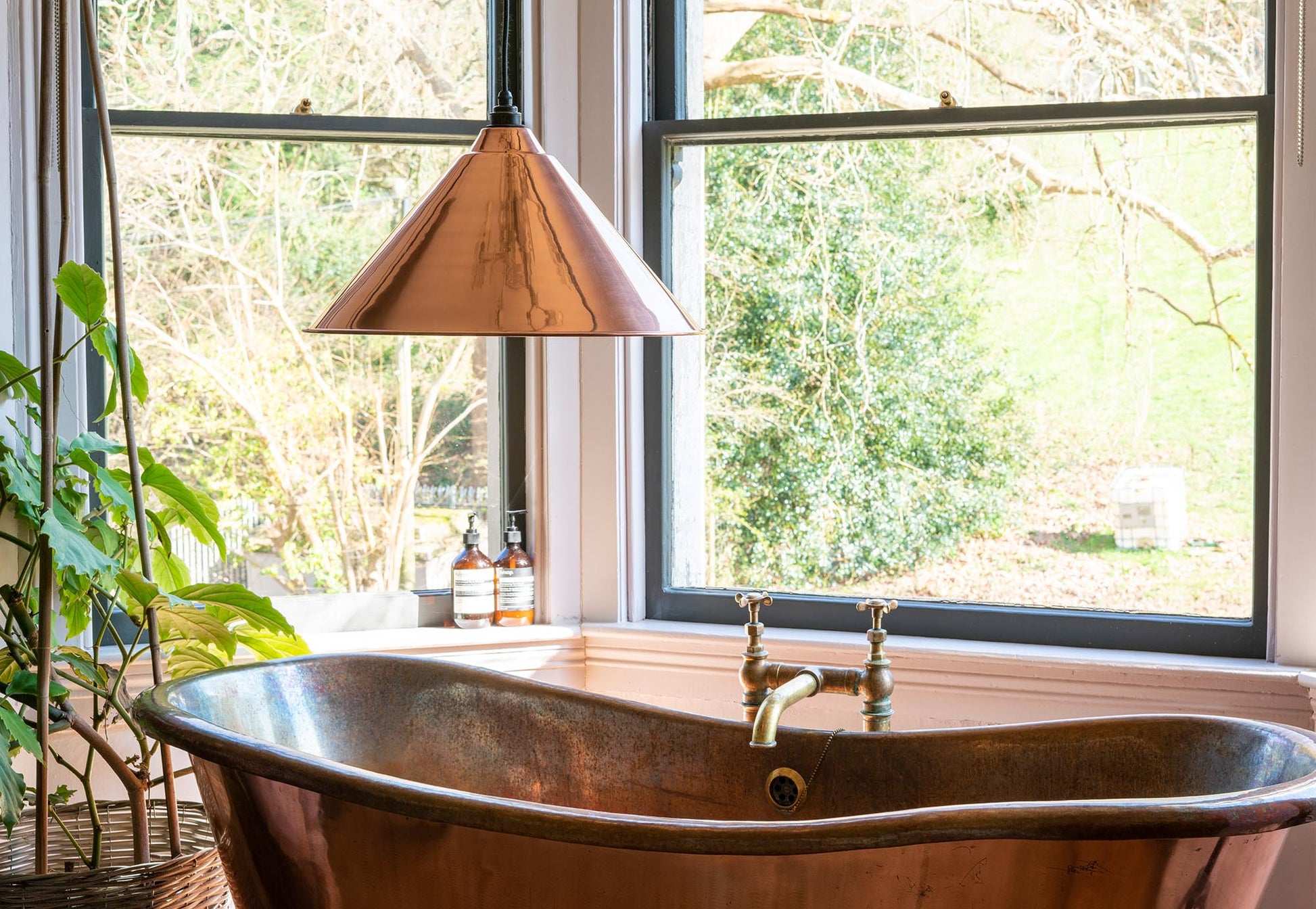 From The Anvil Hammered Copper Hockley Pendant - Hot Tub Shop