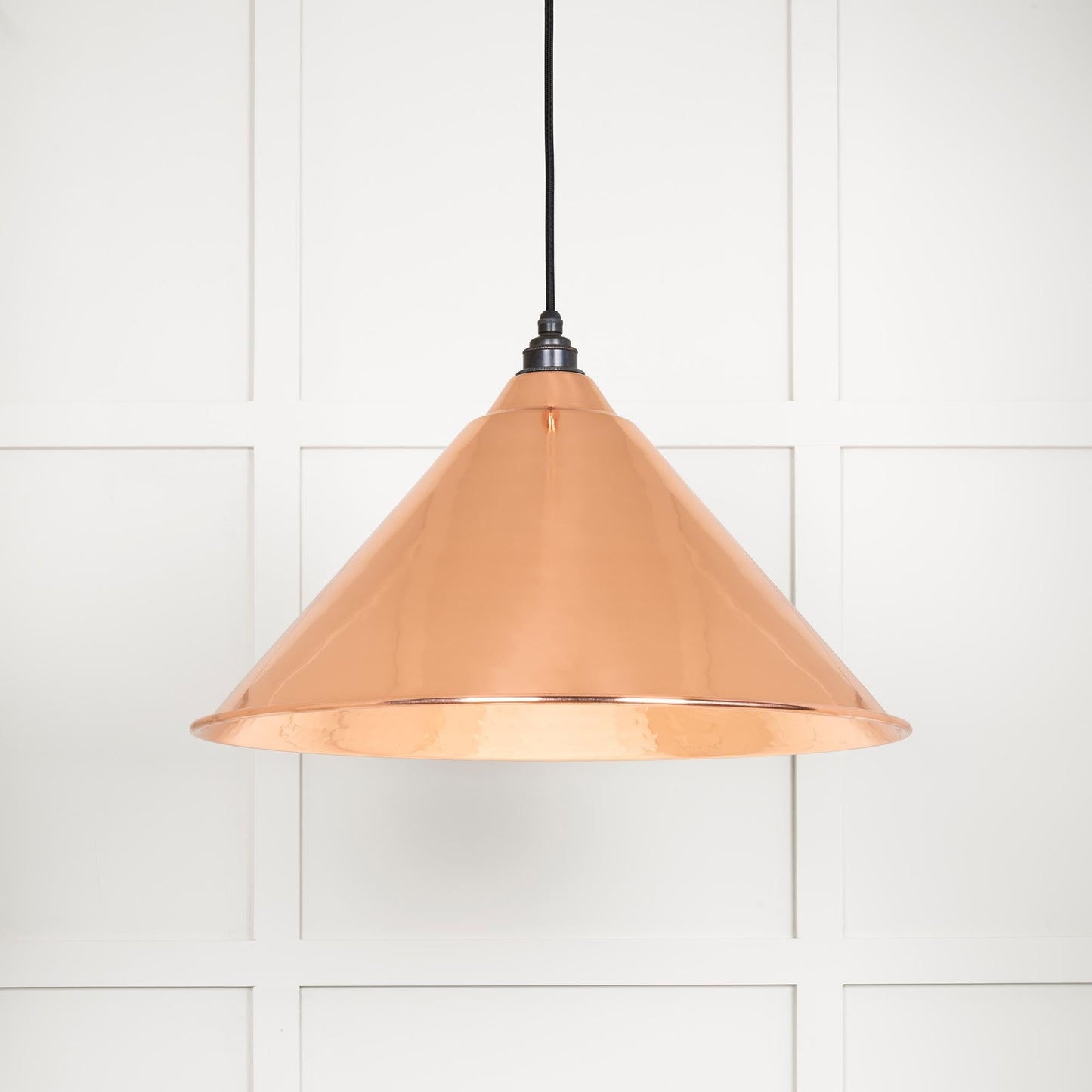 From The Anvil Hammered Copper Hockley Pendant - Hot Tub Shop