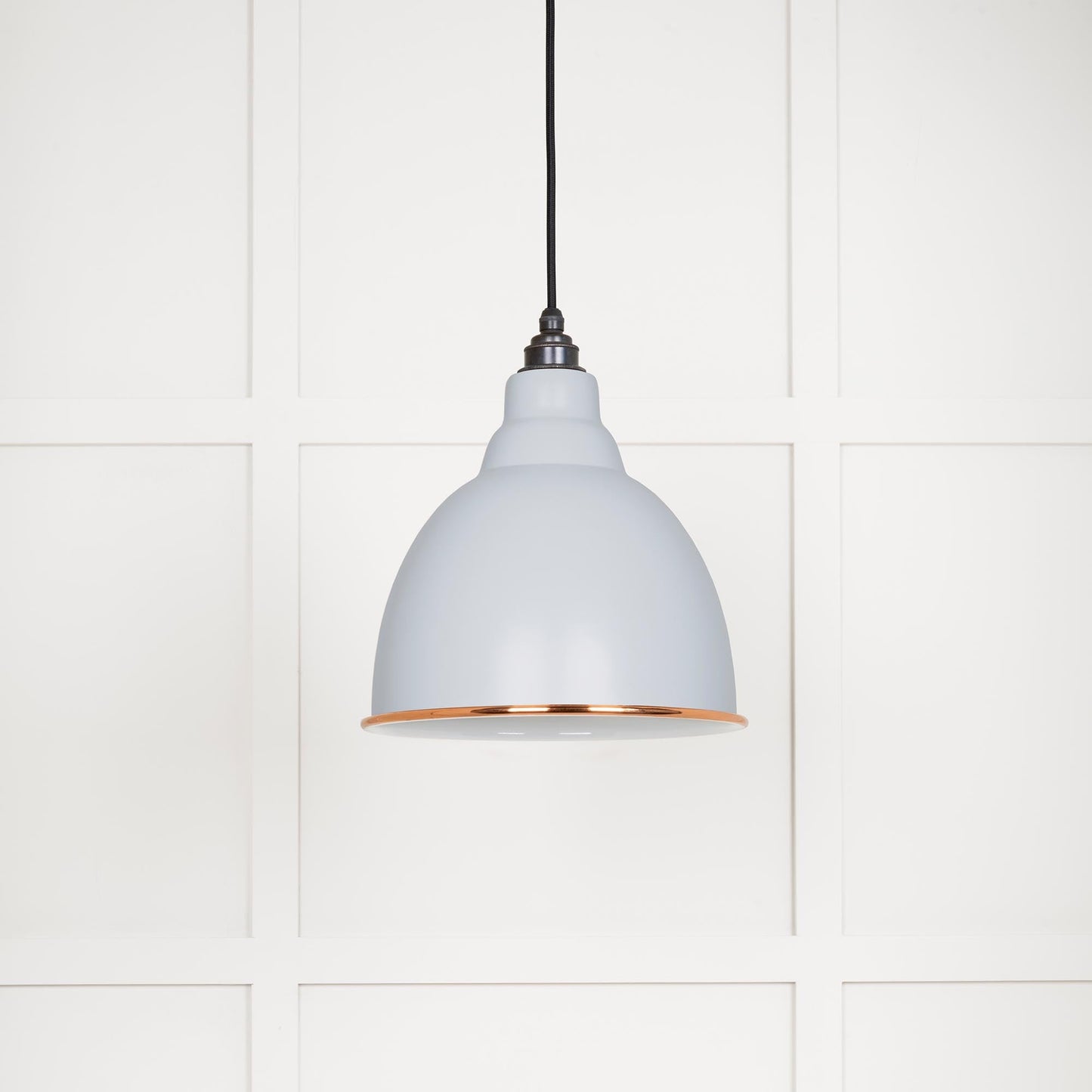 From The Anvil White Gloss Brindley Pendant