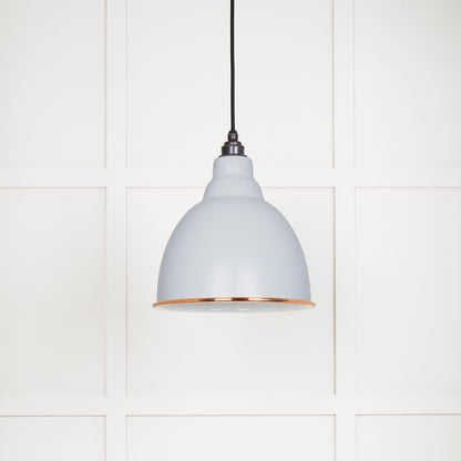 From The Anvil White Gloss Brindley Pendant
