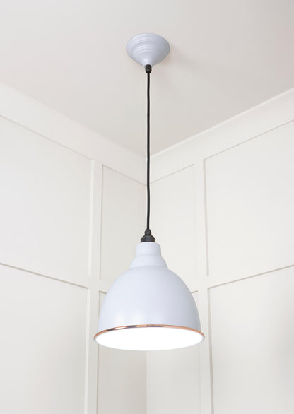 From The Anvil White Gloss Brindley Pendant