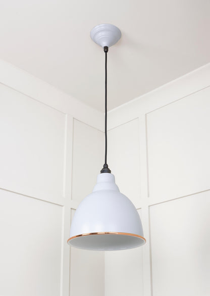 From The Anvil White Gloss Brindley Pendant
