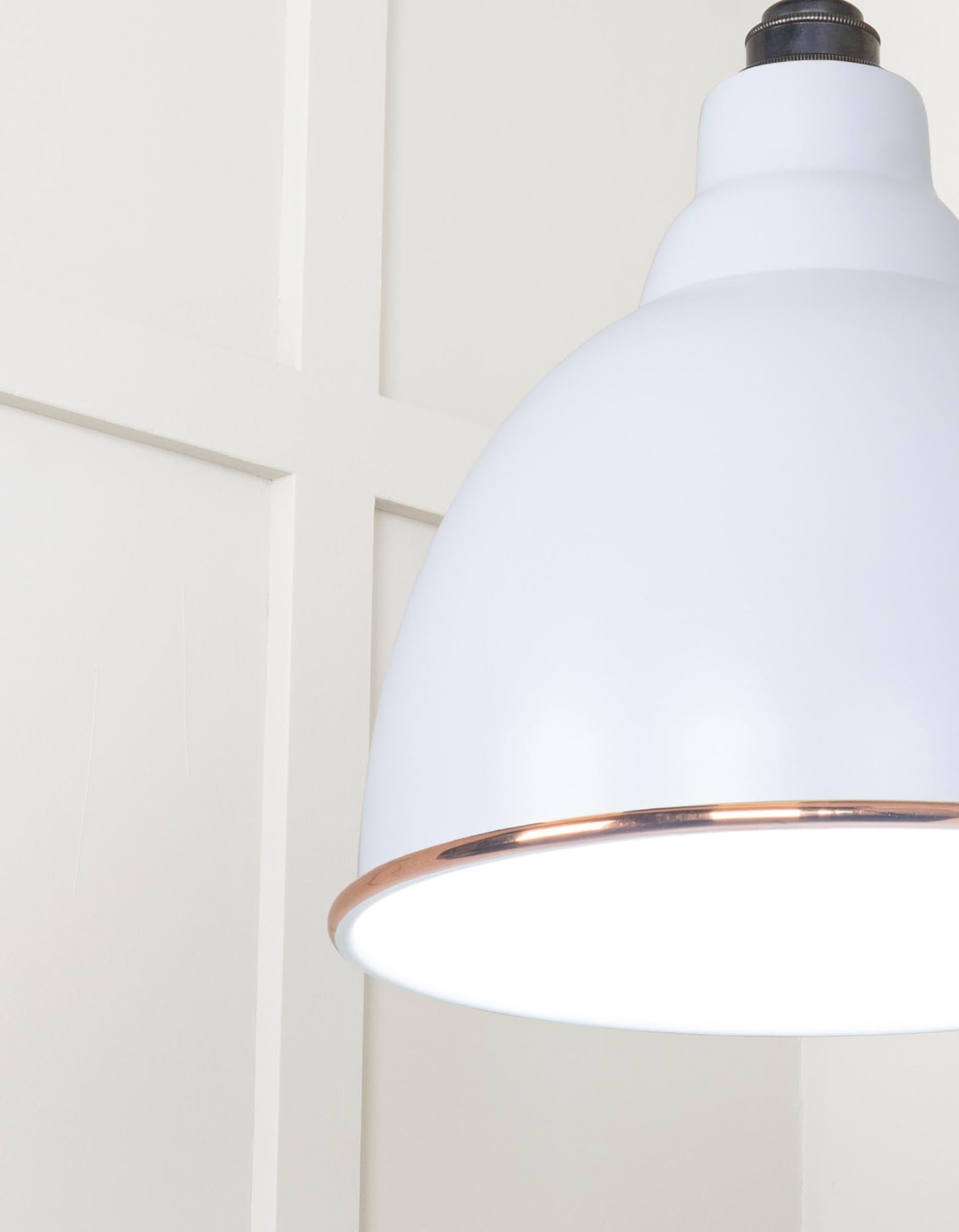 From The Anvil White Gloss Brindley Pendant