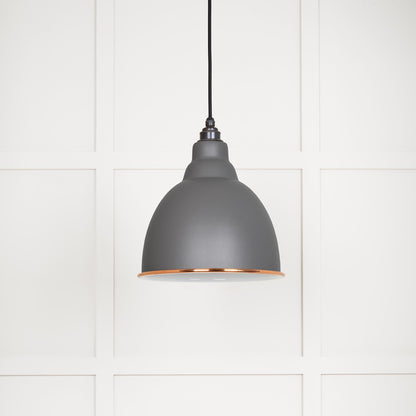 From The Anvil White Gloss Brindley Pendant