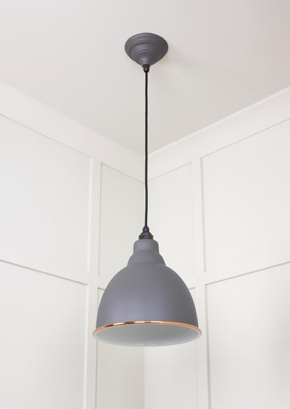 From The Anvil White Gloss Brindley Pendant