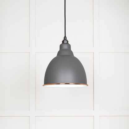 From The Anvil White Gloss Brindley Pendant