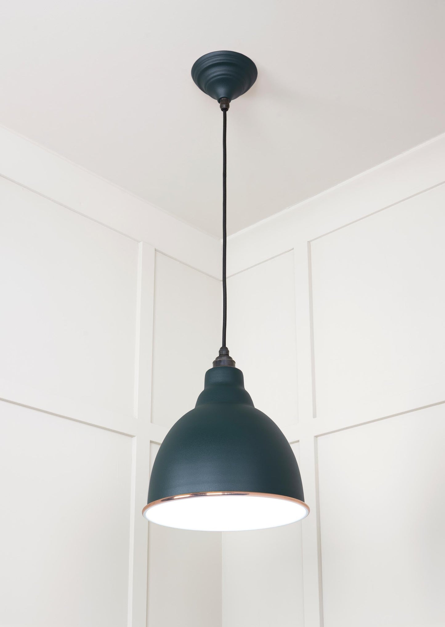 From The Anvil White Gloss Brindley Pendant