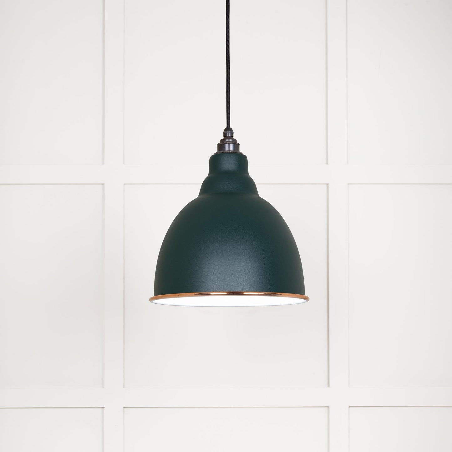 From The Anvil White Gloss Brindley Pendant