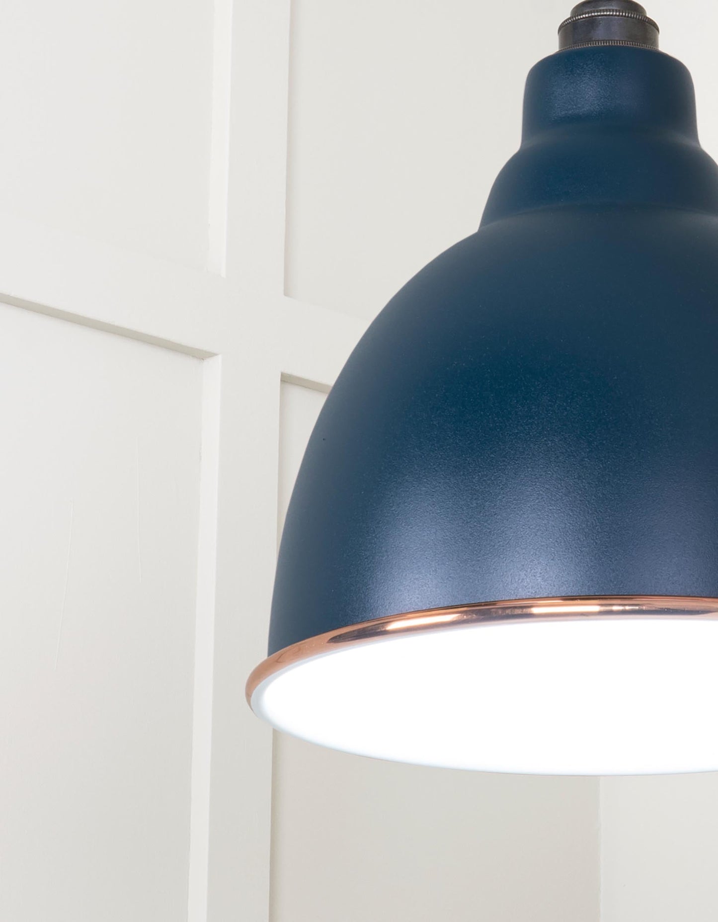From The Anvil White Gloss Brindley Pendant
