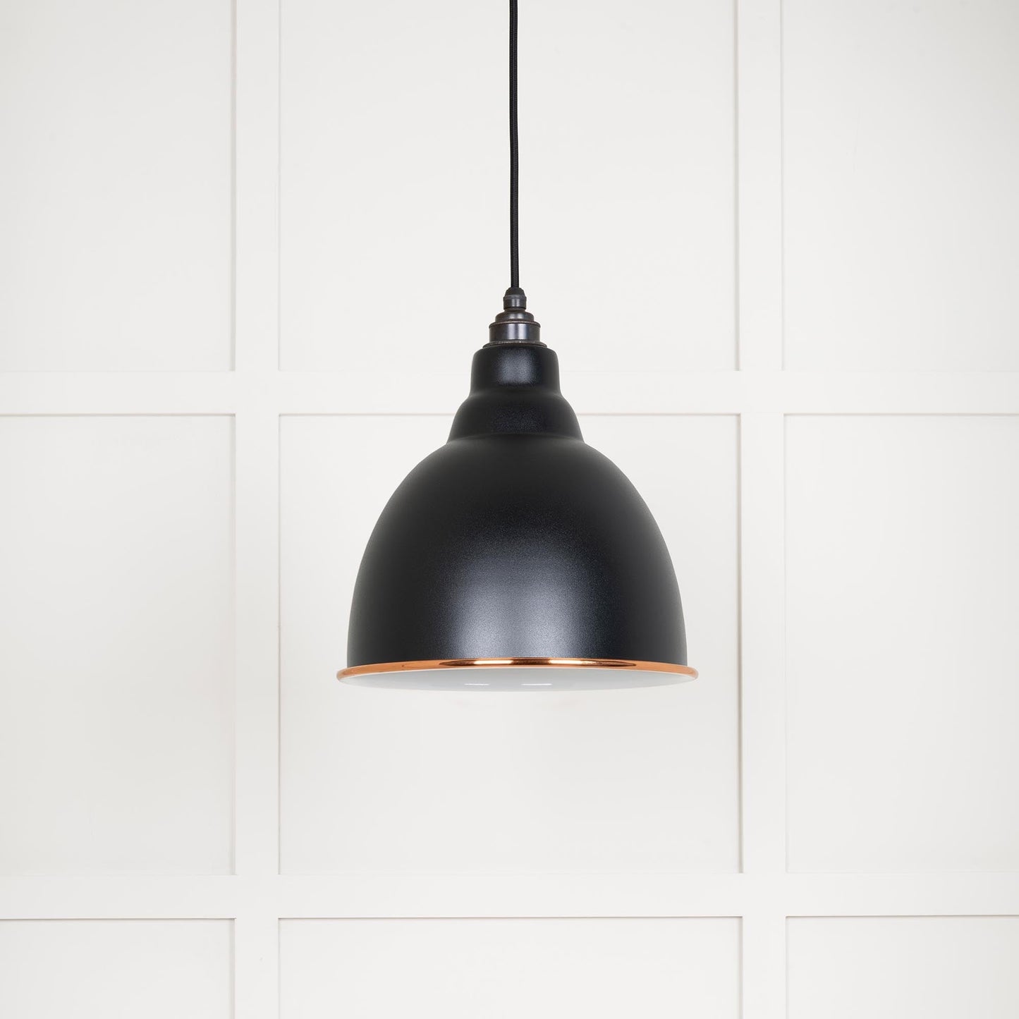 From The Anvil White Gloss Brindley Pendant