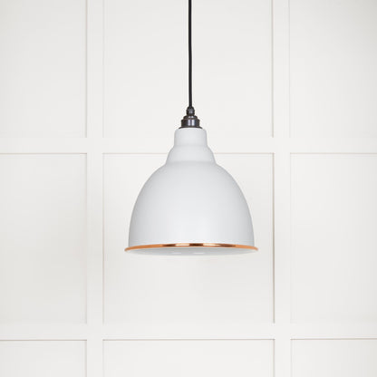 From The Anvil White Gloss Brindley Pendant
