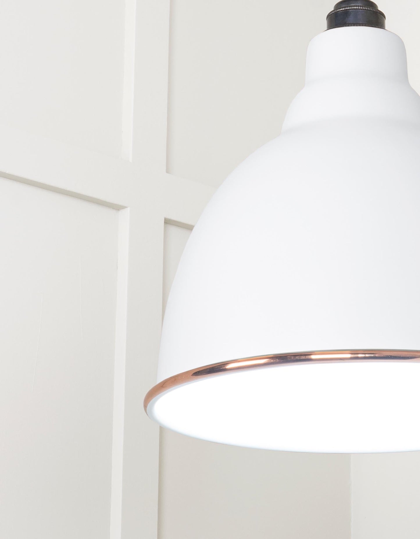 From The Anvil White Gloss Brindley Pendant