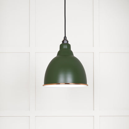 From The Anvil White Gloss Brindley Pendant