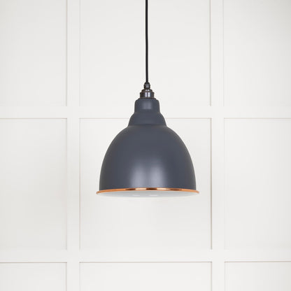 From The Anvil White Gloss Brindley Pendant