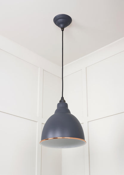From The Anvil White Gloss Brindley Pendant