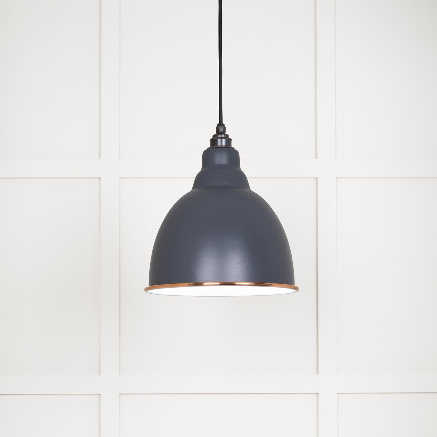 From The Anvil White Gloss Brindley Pendant