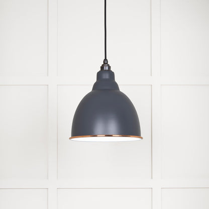 From The Anvil White Gloss Brindley Pendant