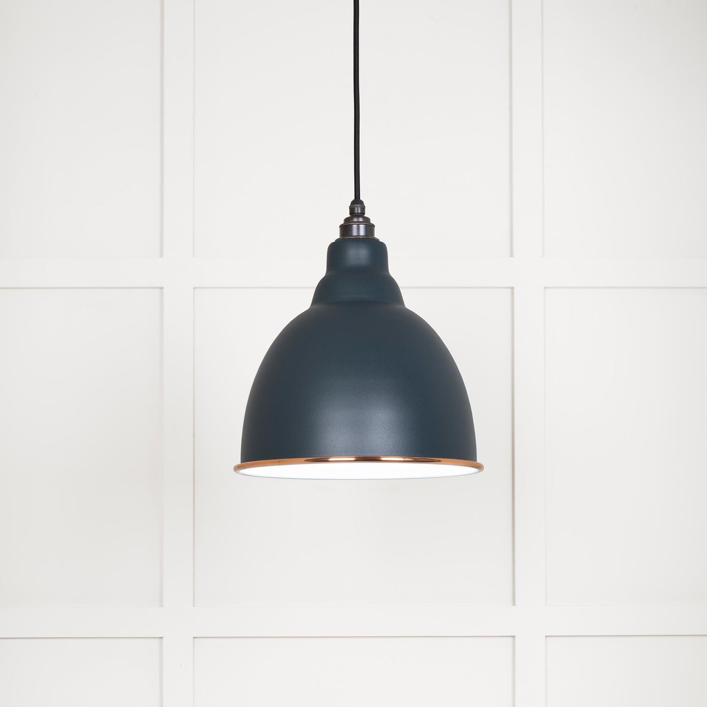 From The Anvil White Gloss Brindley Pendant