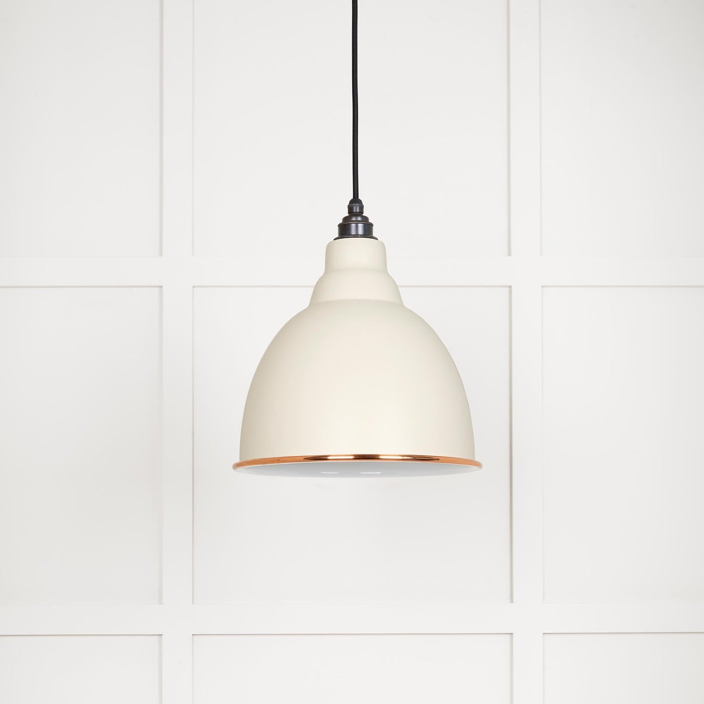 From The Anvil White Gloss Brindley Pendant