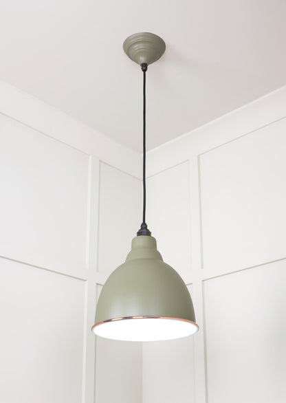 From The Anvil White Gloss Brindley Pendant