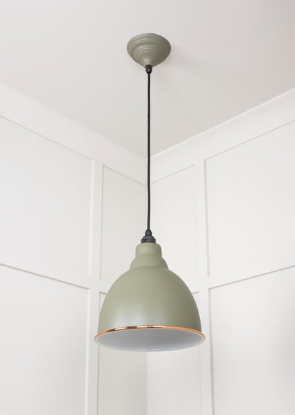 From The Anvil White Gloss Brindley Pendant