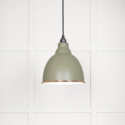From The Anvil White Gloss Brindley Pendant