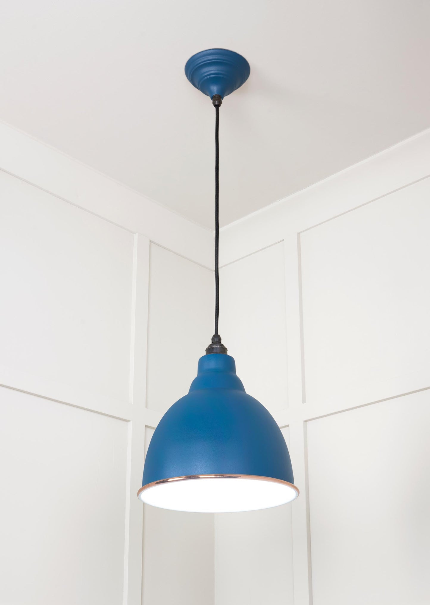 From The Anvil White Gloss Brindley Pendant