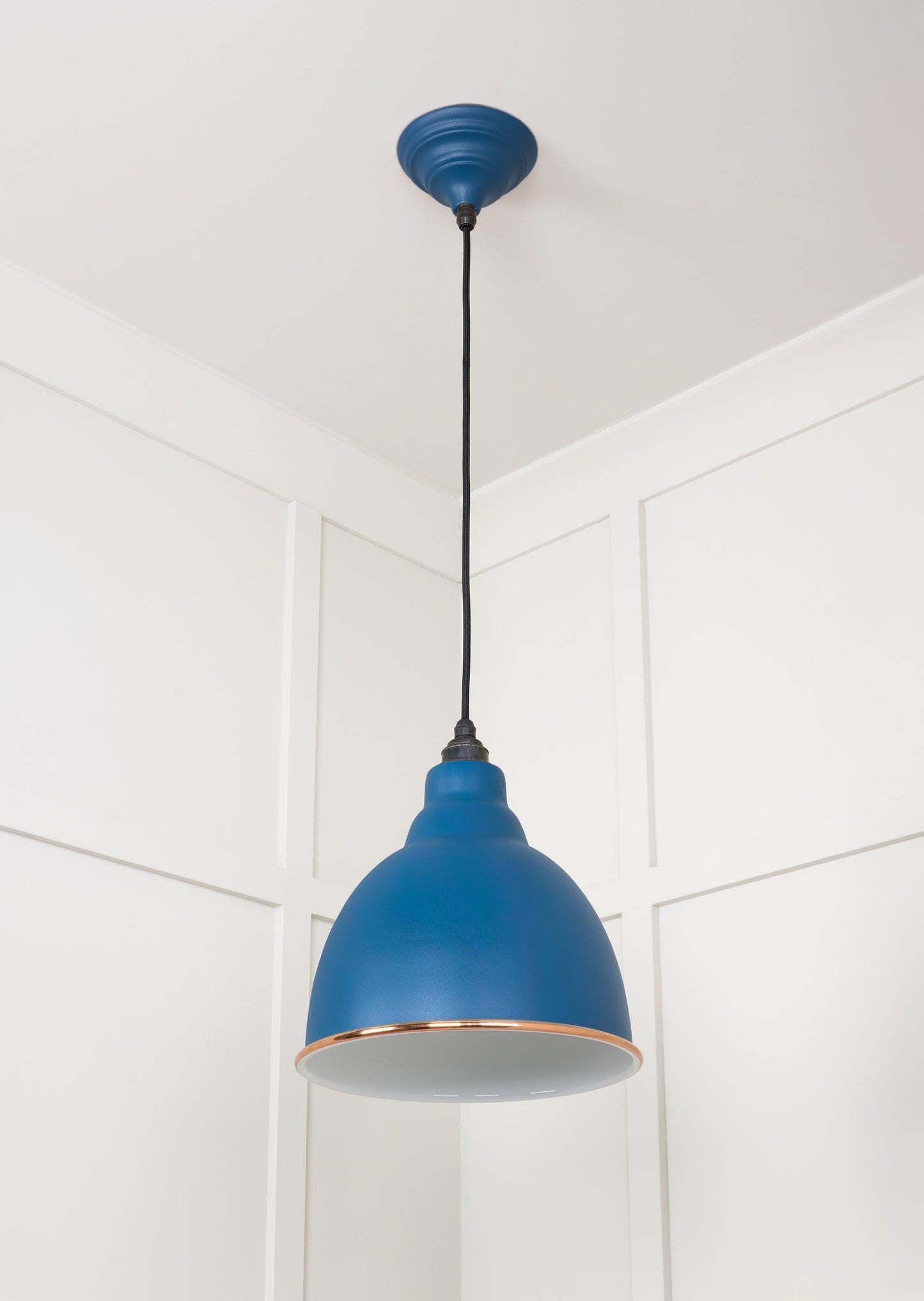 From The Anvil White Gloss Brindley Pendant