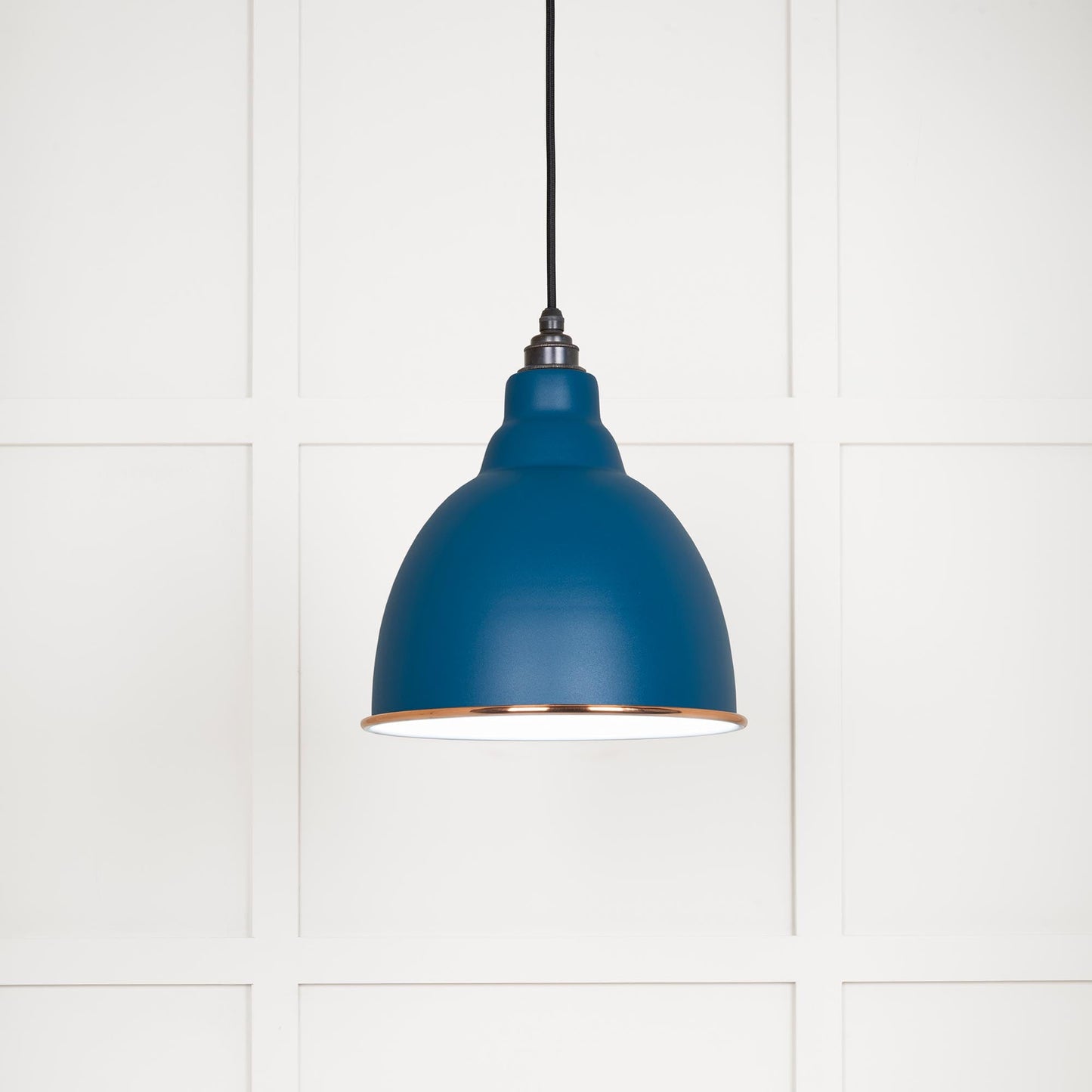 From The Anvil White Gloss Brindley Pendant
