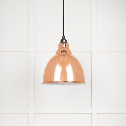 From The Anvil White Gloss Brindley Pendant