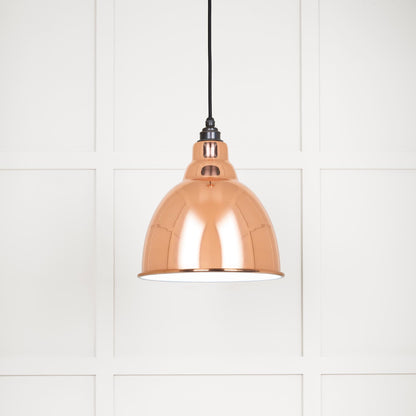From The Anvil White Gloss Brindley Pendant