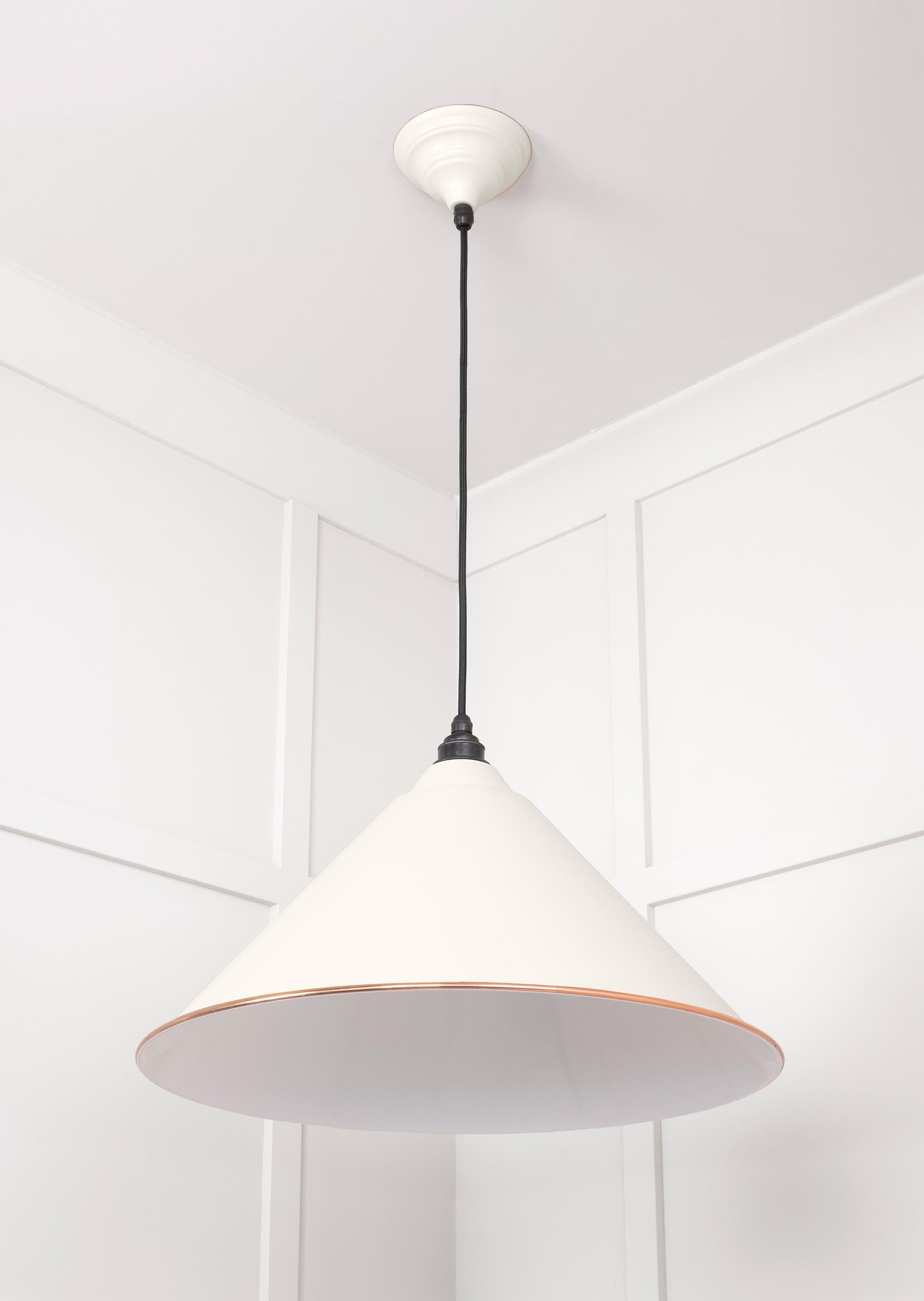 From The Anvil White Gloss Hockley Pendant - Hot Tub Shop
