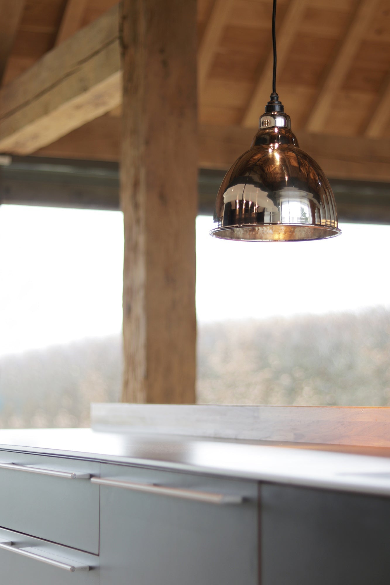 From The Anvil Hammered Nickel Brindley Pendant - Hot Tub Shop